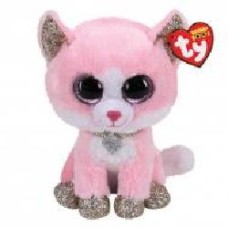 Мягкая игрушка TY Beanie Boo's Котенок Fiona 20 см разноцветный 36366