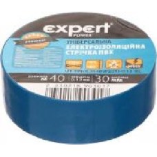 Изолента Expert Power ПВХ 0,13x30 мм 40 м синяя ПВХ