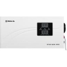 Стабилизатор напряжения REAL-EL STAB SLIM-1000, white (REAL-EL