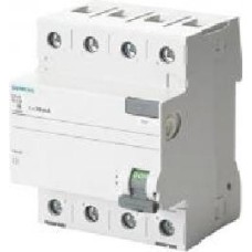 Дифференциальное реле Siemens АС 4Р 25А 30 мА AC 400V 5SV4342-0