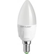 Лампа светодиодная Eurolamp 6 Вт C37 матовая E14 220 В 3000 К LED-CL-06143(T)dim