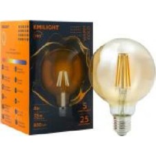 Лампа светодиодная Emilight FIL Gold G95 8 Вт E27 3000 К 220 В прозрачная