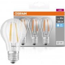 Лампа светодиодная Osram FIL 3 шт./уп. A60 7 Вт E27 4000 К 220 В прозрачная 4058075819535