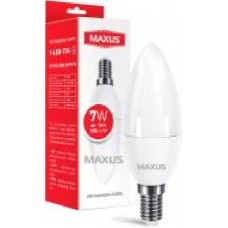 Лампа светодиодная Maxus 7 Вт C37 матовая E14 220 В 4100 К 1-LED-734