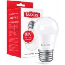 Лампа светодиодная Maxus 5 Вт G45 матовая E27 220 В 3000 К 1-LED-741