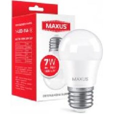 Лампа светодиодная Maxus 7 Вт G45 матовая E27 220 В 4100 К 1-LED-746