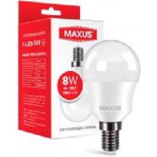 Лампа светодиодная Maxus 8 Вт G45 матовая E14 220 В 3000 К 1-LED-749