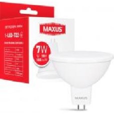 Лампа светодиодная Maxus 7 Вт MR16 матовая GU5.3 220 В 4100 К 1-LED-722