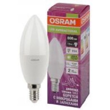 Лампа светодиодная Osram Antibacterial 7 Вт B40 матовая E14 220 В 4000 К LCC CLB 7,5W 840