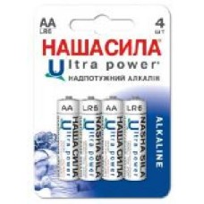 Батарейки НАША СИЛА Ultra Power AA (LR6, 316) 4 шт. (3022)