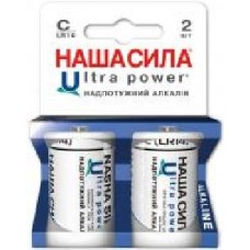 Батарейки НАША СИЛА Ultra Power C (R14, 343) 2 шт. (3016)