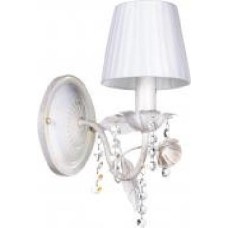 Бра Arte Lamp Kenny 1x40 Вт E14 белый с золотистым A9514AP-1WG