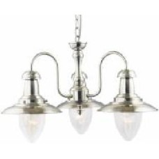 Люстра подвесная Arte Lamp FISHERMAN 3xE27 матовый хром A5518LM-3SS