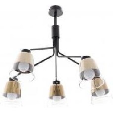 Люстра ALFA KAPITOL 5x60 Вт E27 черный 23995