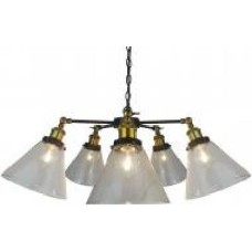 Люстра подвесная Laguna Lighting 89359-05 5x60 Вт E27 античная латунь