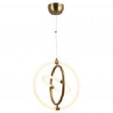 Люстра подвесная Vio Concept by LUCEA Raimonda small 2 LED light 2x60 Вт латунь 80400-01-PS2-CO