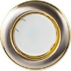 Светильник точечный Светкомплект HS-01 SN+G 3 шт./уп. 7 Вт GU5.3 сатиновый никель/золото Светильник точечный Светкомплект HS-01 SN+G 3 шт./уп. 7 Вт GU5.3 сатиновый никель/золото