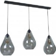 Подвес TK Lighting Fuente 3x60 Вт E27 дымчатый 2792