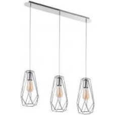 Светильник подвесной TK Lighting LUGO CHROM 3x60 Вт E27 серебристый 2847