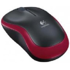 Мышка Logitech Wireless Mouse M185 black/red (910-002240)