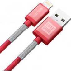 Кабель Luxe Cube 1 м красный (LIGHTNING TO USB SPRING RED)