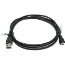 Кабель PowerPlant USB Type-C – USB 0.5 м черный (KD00AS1253)