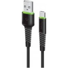 Кабель Intaleo USB Type-C – USB 0,2 м черный