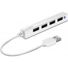 Концентратор Speedlink Snappy Slim USB Hub 4-Port USB 2.0 White