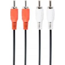 Кабель Cablexpert 5 м черный (CCA-2R2R-5M) 2 RCA-2RCA