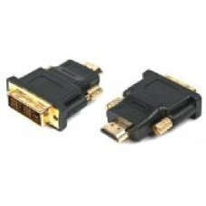 Адаптер Cablexpert черный (A-HDMI-DVI-1) HDMI- DVI, M/M позолоченные контакты