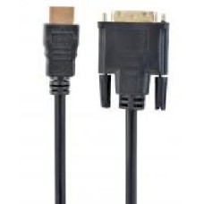 Кабель Cablexpert HDMI – DVI 1,8 м черный (CC-HDMI-DVI-6) HDMI-DVI, V1.3/19-пин, позолоченные коннекторы