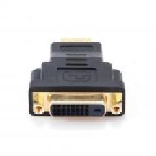 Адаптер Cablexpert черный (A-HDMI-DVI-3) HDMI-DVI, M/F, позолоченные контакты