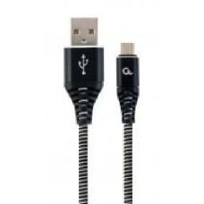 Кабель Cablexpert USB – microUSB 1 м (CC-USB2B-AMmBM-1M-BW) micro USB 2.0 A-папа/Micro B-папа