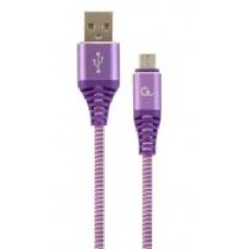 Кабель Cablexpert USB – microUSB 1 м пурпурный (CC-USB2B-AMmBM-1M-PW) micro USB 2.0 A-папа/Micro B-папа