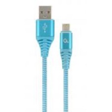 Кабель Cablexpert USB – microUSB 1 м голубой (CC-USB2B-AMmBM-1M-VW) micro USB 2.0 A-папа/Micro B-папа