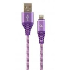 Кабель Cablexpert Lightning – USB 1 м пурпурный (CC-USB2B-AMLM-1M-PW) USB 20 А-папа/Lightning