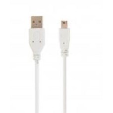 Кабель Cablexpert 0,9 м белый (CC-USB2-AM5P-3) mini USB2.0, A-папа/mini USB 5-пин