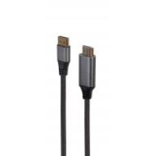 Кабель Cablexpert CC-DP-HDMI-4K-6 DisplayPort на HDMI 4K 1,8 м черный (CC-DP-HDMI-4K-6)