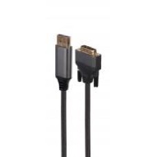 Кабель Cablexpert CC-DPM-DVIM-4K-6 DisplayPort на DVI 24 +1, 4K 1,8 м (CC-DPM-DVIM-4K-6)