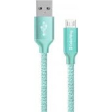 Кабель ColorWay USB - МicroUSB 2.1А 1 м мятный