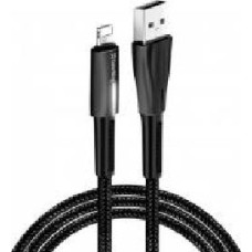 Кабель ColorWay USB - Apple Lightning (Zinc Alloy + Led) 2.4А 1 м black