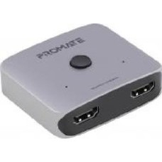 Сплиттер Promate Switch-HDMI 4K 60Hz серебристый (switch-hdmi.silver)