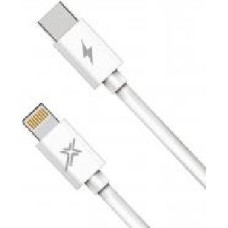 Кабель Grand-X Type C-Lightning для быстрой зарядки iPhone 20W 1 м white (CL-07)