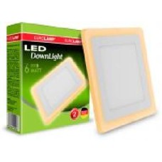 Светильник точечный Eurolamp LED-DLS-6/4 (orange) 6 Вт 4000 К оранжевыйбелый