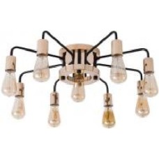 Люстра потолочная Arte Lamp Gelo A6001PL-9BK 9x40 Вт E27 черный