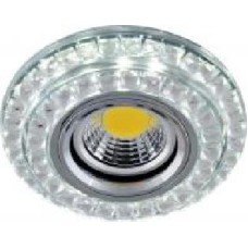 Светильник точечный Blitz BL 258S3 с LED-подсветкой 3 Вт 6000 K MR16 35 Вт G5.3 хром