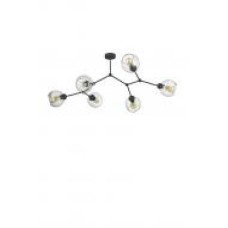 Люстра потолочная TK Lighting Fairy 6x60 Вт E27 черный/графит 2731