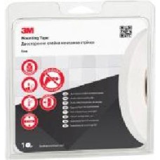 Монтажная двусторонняя лента 3M Scotch-Mount белая 19 мм х 5 м толщина 1,1 мм