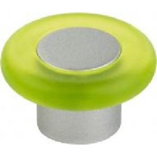 Мебельная ручка кнопка Poliplast 0024VTSV06 зеленый