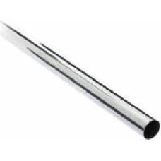 Труба мебельная 25x1x3000 мм полированный хром